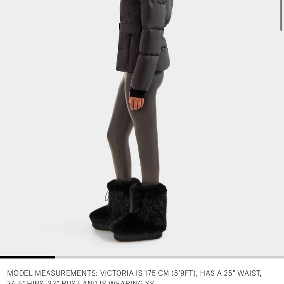 RUDSAK Charcoal Puffer Jacket with Belt - Picture 5 of 6